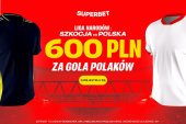 600 złotych bonusu za bramkę reprezentacji Polski przeciwko Szkocji