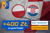 400 złotych za wytypowanie gola Polski z Chorwacją