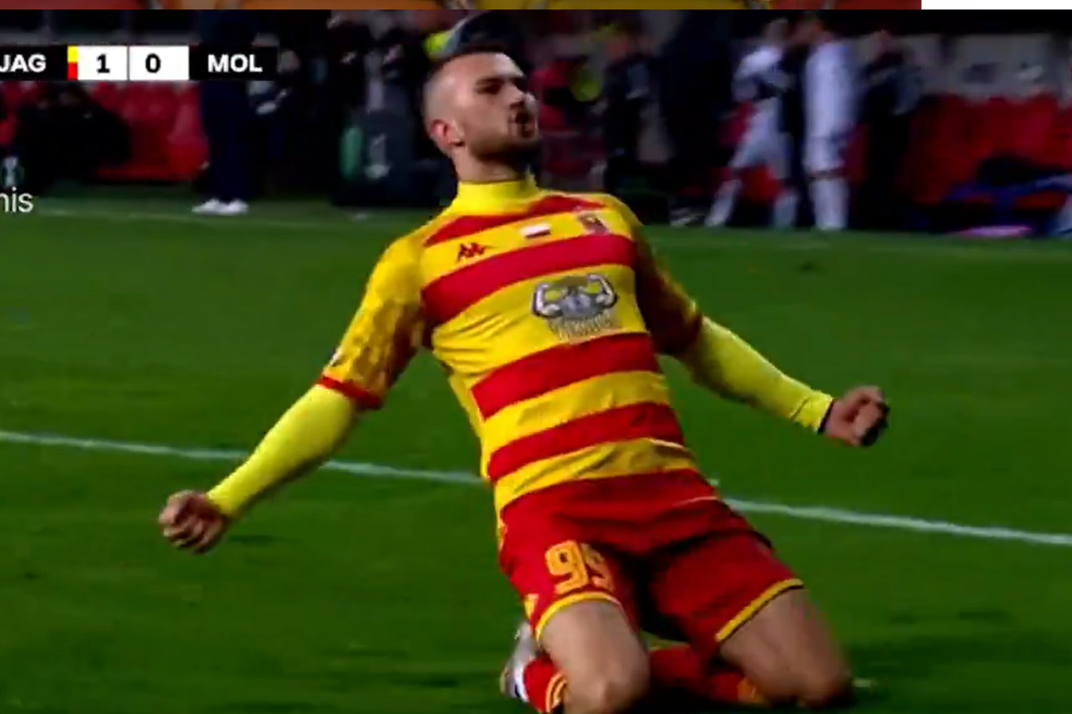 Jagiellonia Białystok podwyższyła prowadzenie! Trzeci triumf w Lidze Konferencji jest już o krok [WIDEO]