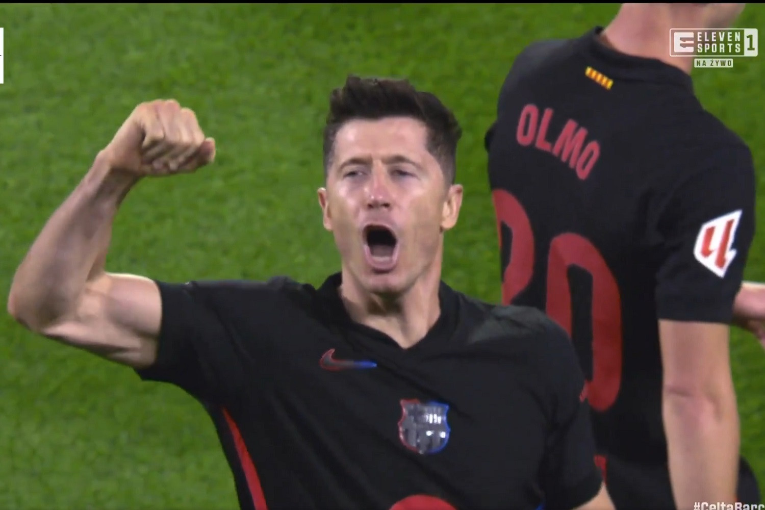 Robert Lewandowski poszedł jak czołg po gola numer 20. Szalona pogoń Celty Vigo dała jej remis z Barceloną [WIDEO]