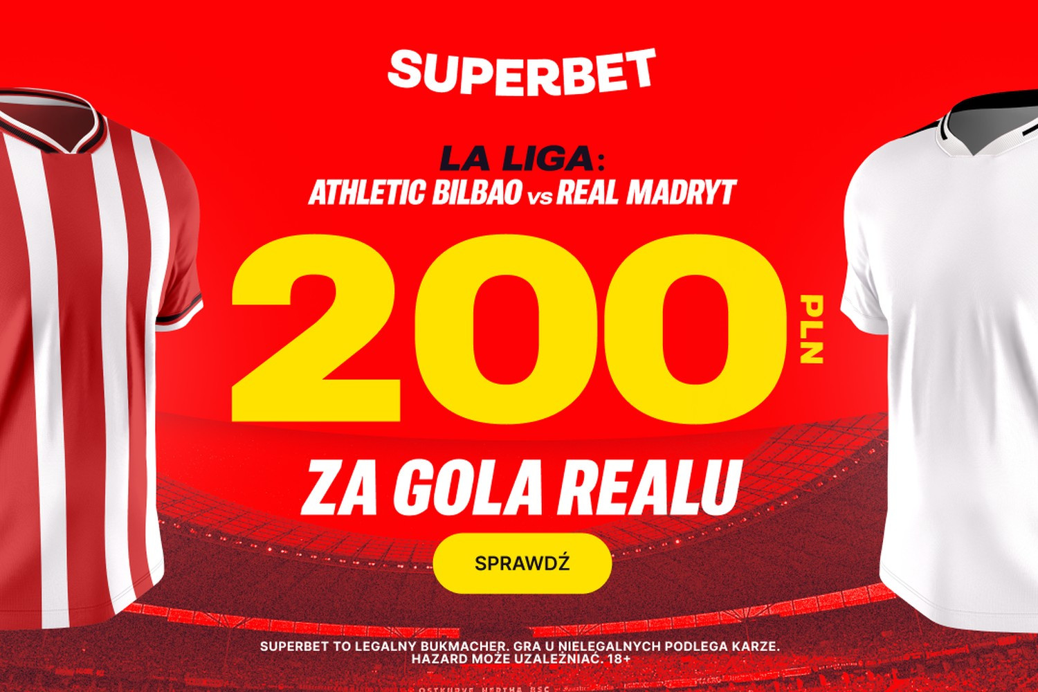 200 złotych za gola Realu Madryt z Athletikiem! Walka o fotel lidera LaLigi trwa