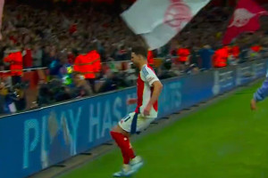 TO JEST JEGO WIECZÓR! Drugie cudowne trafienie Declana Rice'a [WIDEO]