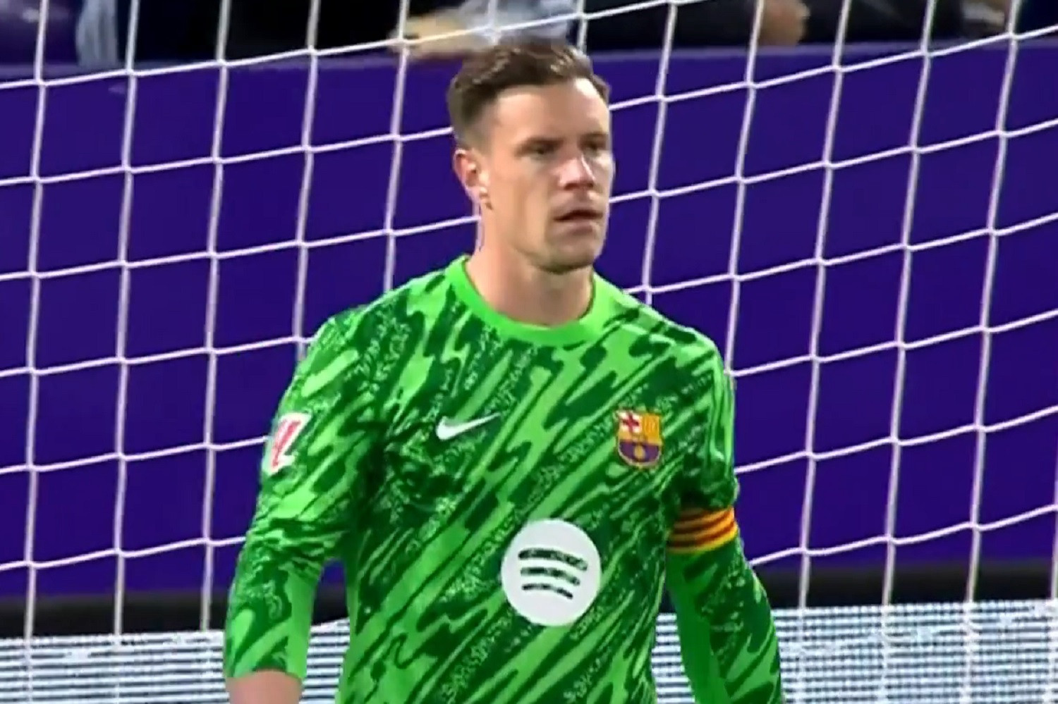 Marc-André ter Stegen stracił gola sześć minut po powrocie [WIDEO]
