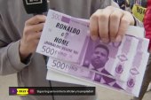 Kibice protestują przeciwko Ronaldo. Deszcz banknotów na stadionie [FOTO] [WIDEO]