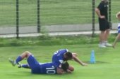 Strzelił gola Wieczystej Kraków, po czym... uszkodził go kolega z zespołu [WIDEO]