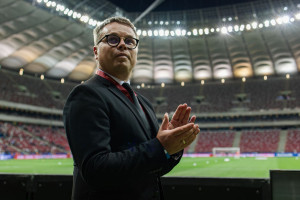 Jarosław Królewski z wiadomością po porażce Wisły Kraków w barażach