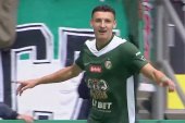 Śląsk Wrocław z pierwszym zwycięstwem po spadku z Ekstraklasy [WIDEO]