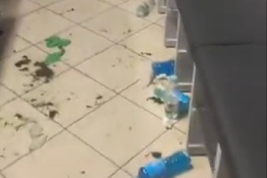 Bałagan na stadionie Rakowa Częstochowa. Maccabi Hajfa nie doceniło polskiej gościnności [WIDEO]