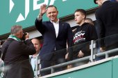 Prezydent Karol Nawrocki obecny na meczu Ekstraklasy [WIDEO]