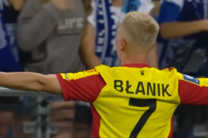 Druga wpadka Lecha Poznań w Ekstraklasie. Mateusz Skrzypczak sprawił zawód [WIDEO]