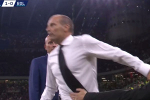 Wybuch złości Massimiliano Allegriego. „Marynarka ściągnięta” [WIDEO]