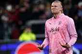 Erling Braut Haaland blisko trzeciego hat-tricka w Lidze Mistrzów. Niespodziewana wpadka Manchesteru City [WIDEO]