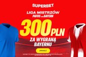 Jest dużym faworytem. 300 złotych za wygraną Bayernu Monachium w meczu Ligi Mistrzów!