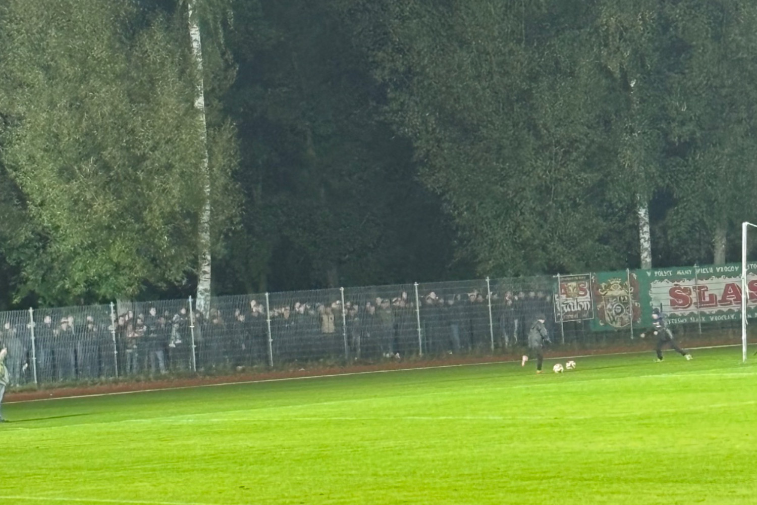 Kibice Śląska Wrocław nie weszli na stadion. Oto powód [FOTO]