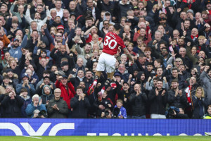 Benjamin Šeško z pierwszym golem na Old Trafford [WIDEO]