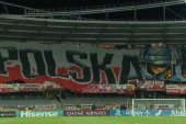 Litwa - Polska: Kapitalna oprawa polskich kibiców na wyjeździe [WIDEO]