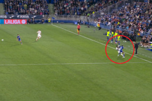 Bandyckie zachowanie w meczu LaLigi. Wyleciał z boiska... 40 sekund po wejściu