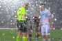 Najpierw nieuznany gol, potem przerwany mecz. Piłkarze HNK Rijeka i Sparty Praga czekają na dalsze decyzje