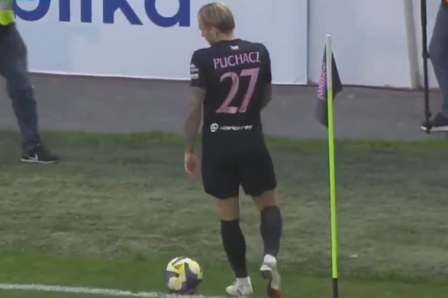 Tymoteusz Puchacz przypomina o sobie w Azerbejdżanie. Asysta Polaka