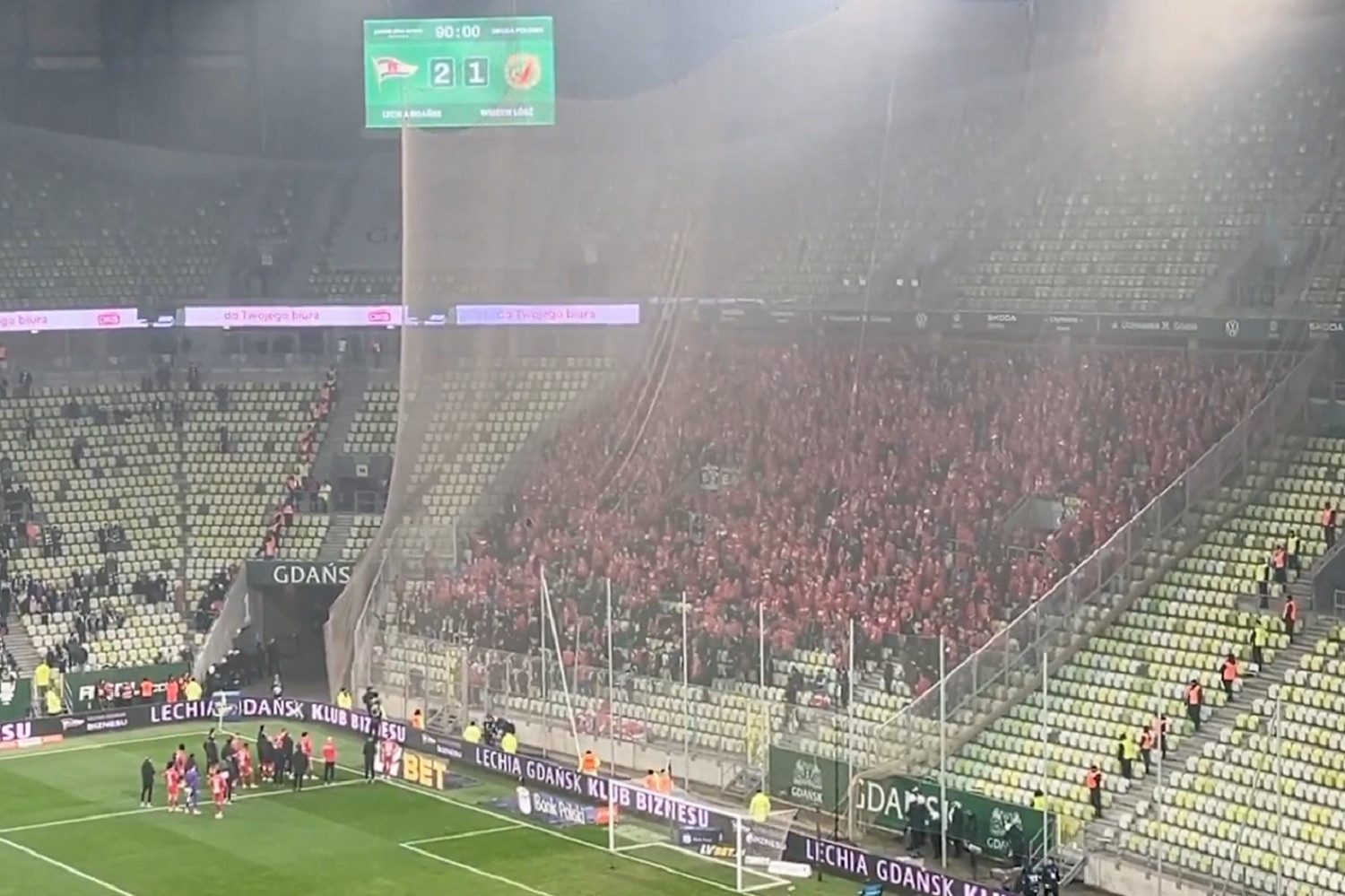 „Rozmowa wychowawcza” po meczu Widzewa Łódź [WIDEO]