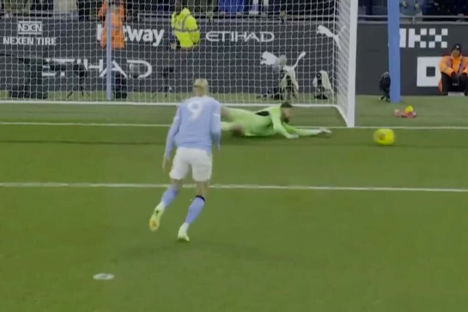 Szalony wieczór Erlinga Haalanda. Zmarnowany rzut karny i gol [WIDEO]