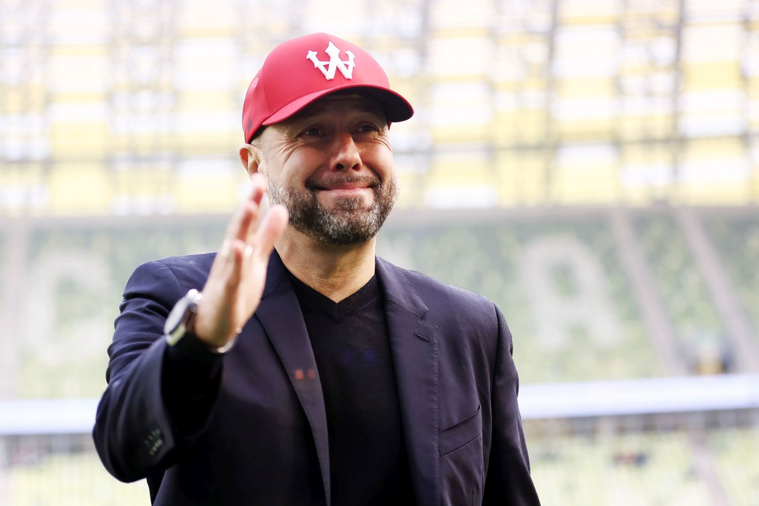 Trener Widzewa Łódź pochwalił się przed kamerami. „Zrobiłem transfer, który skończył za 21 milionów euro w Arsenalu”