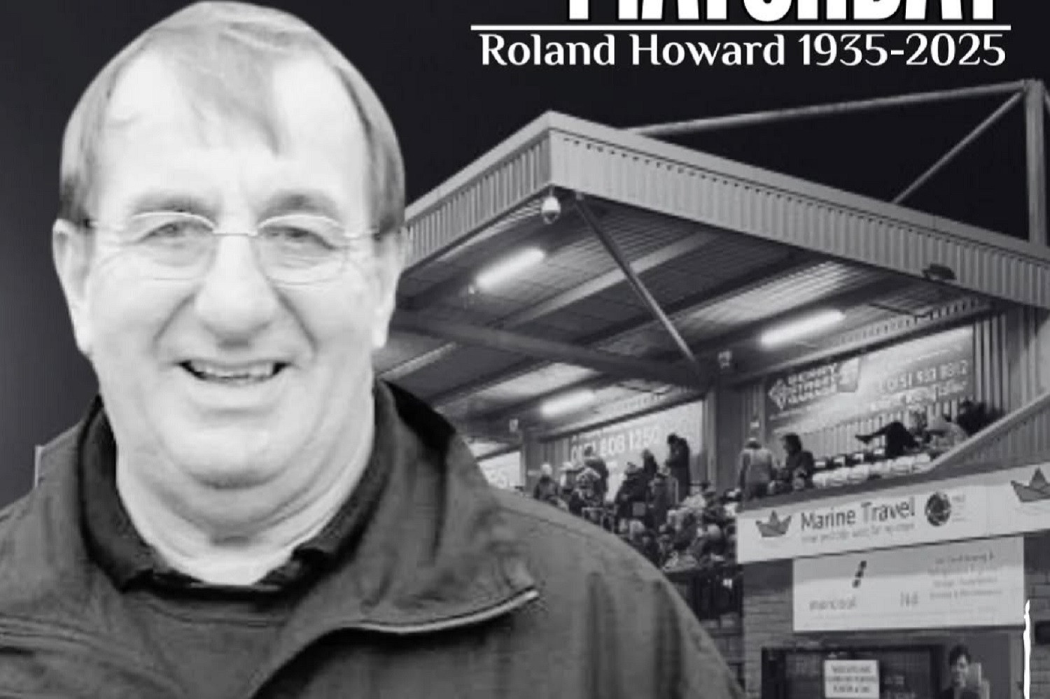 Nie żyje Roly Howard. Przez 33 lata był trenerem Marine AFC