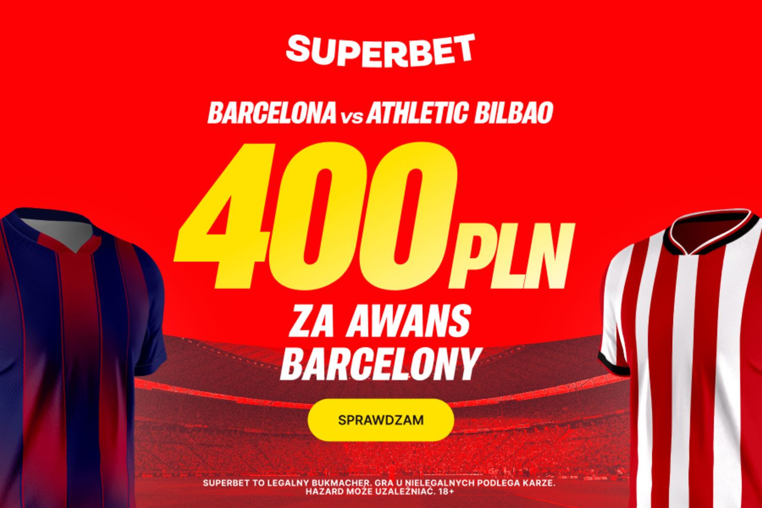 400 złotych za awans Barcelony do finału Superpucharu Hiszpanii!