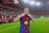 Robert Lewandowski strzela, FC Barcelona remisuje do przerwy z Realem Madryt [WIDEO]