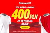 Bonus 400 PLN za zwycięstwo Realu Madryt w meczu z Monaco