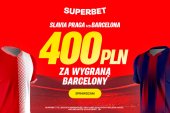 400 złotych za zwycięstwo FC Barcelony ze Slavią Praga