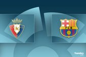 Składy na Osasuna - Barcelona