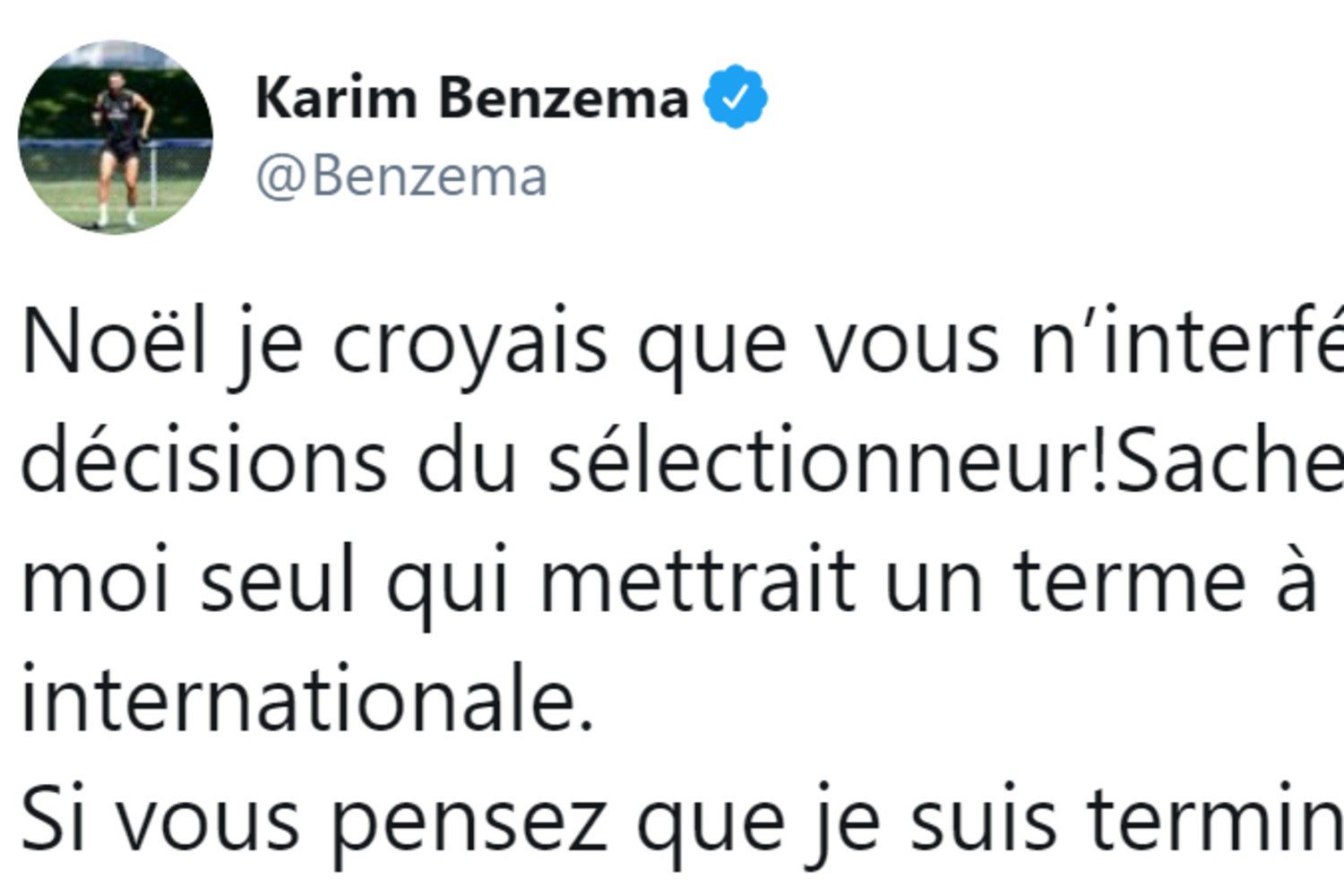 Benzema błyskawicznie odpowiada prezesowi francuskiej federacji. „Noël,…”