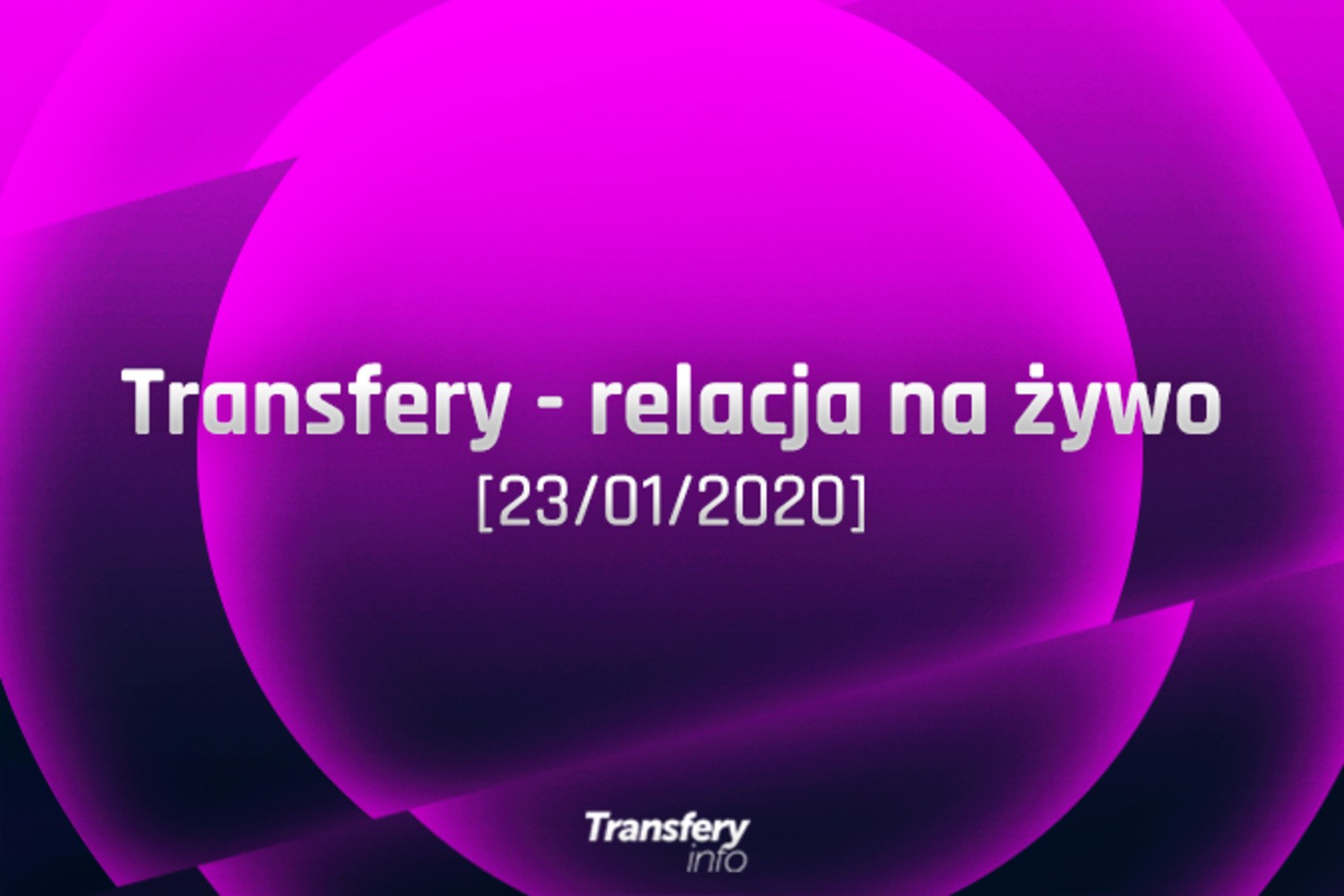 Transfery - Relacja na żywo [23/01/2020]