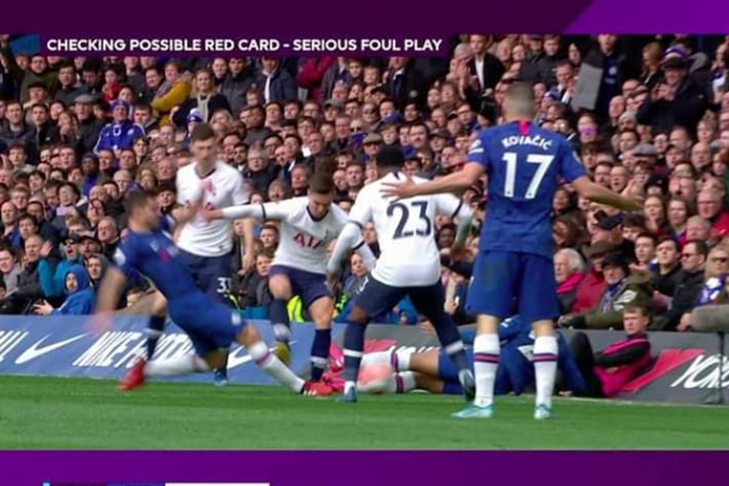 Chelsea - Tottenham: Brutalny faul Lo Celso