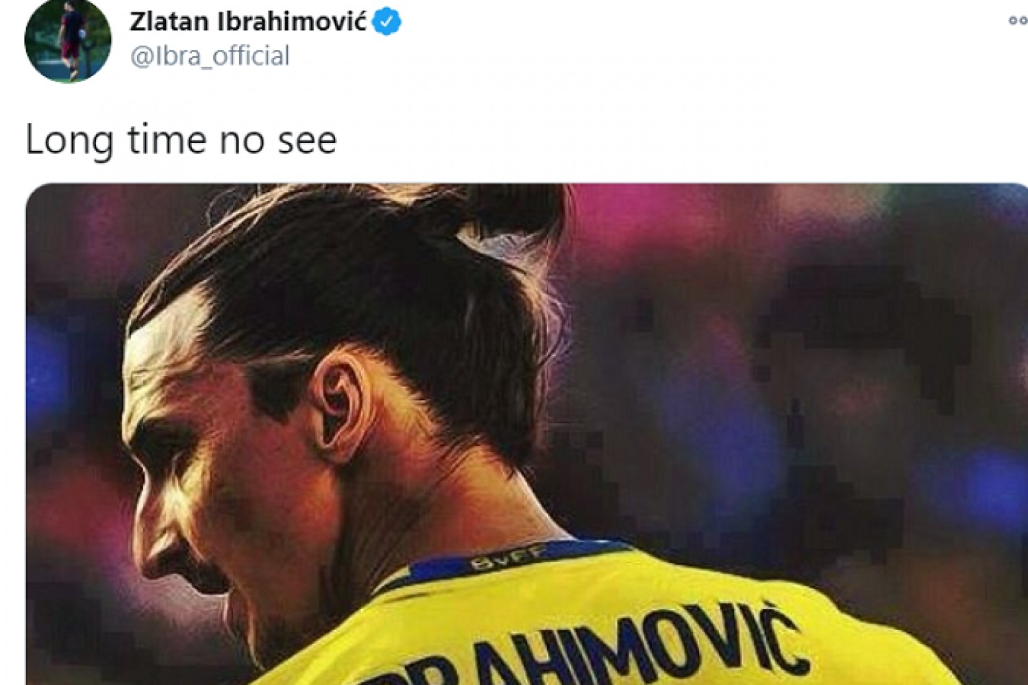 Ibrahimović zdradził, o co chodziło z jego tajemniczym postem