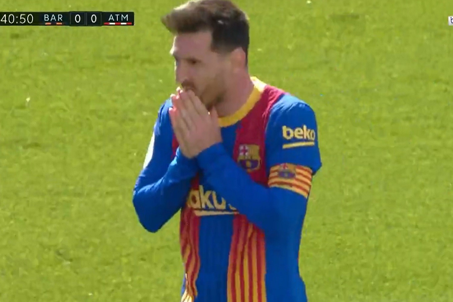 Leo Messi ze świetną akcją indywidualną w meczu z Atlético Madryt [WIDEO]