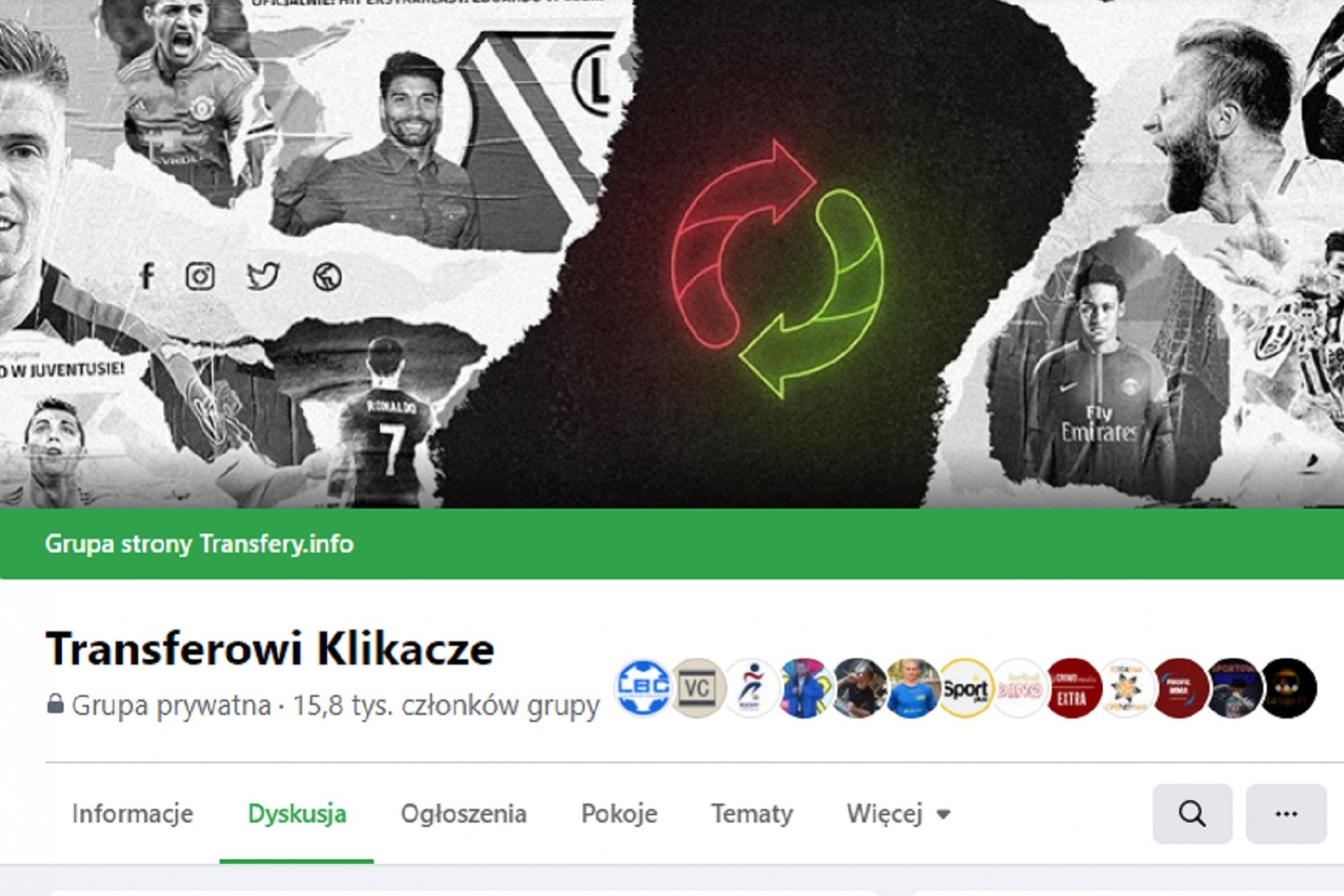 Transferowi Klikacze - zapraszamy na naszą grupę z konkursami