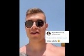 Kamil Piątkowski po angielsku przywitał się z kibicami Red Bull Salzburg. Jest komentarz Wojciecha Pawłowskiego [WIDEO]