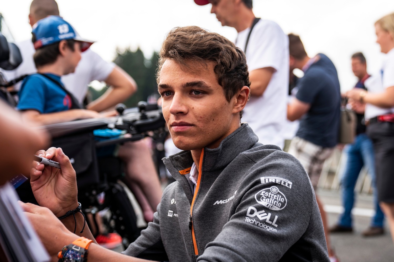 Lando Norris napadnięty po finale EURO 2020