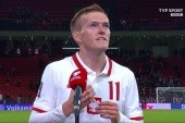 Reprezentacja Polski: Karol Świderski z przerwanym wywiadem po meczu z Albanią