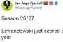 Jan Aage Fjørtoft ze scenariuszem na sezon 2026/2027: Lewandowski mistrzem świata i drugim polskim papieżem, ale to Messi zdobywa Złotą Piłkę