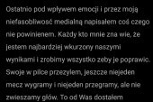 Krzysztof Mączyński z wiadomością do kibiców. „Ostatnio napisałem coś, czego nie powinienem”