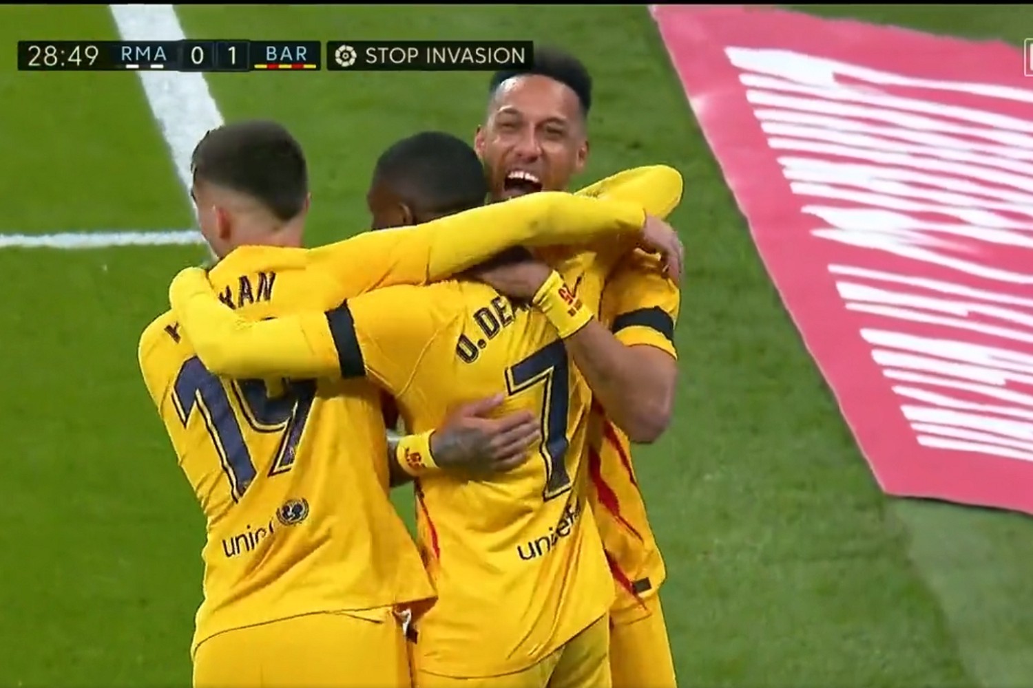 FC Barcelona demoluje Real Madryt w El Clásico. Pierre-Emerick Aubameyang z dubletem [WIDEO]