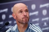 Liga Europy: Erik ten Hag pod wrażeniem Cristiano Ronaldo. „Drużyna gra na niego, a on gra dla drużyny”