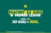 Bukmacher płaci za każdą bramkę w pierwszej kolejce Premier League. 30 goli = 300 złotych