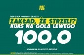 Kurs 100,0 na bramkę Roberta Lewandowskiego z Rayo Vallecano