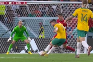 Mistrzostwa Świata: Mathew Leckie z pięknym otwarciem wyniku w starciu z Danią [WIDEO]