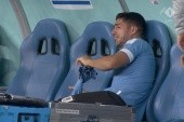 Mistrzostwa Świata: Luis Suárez załamany po odpadnięciu Urugwaju [WIDEO]