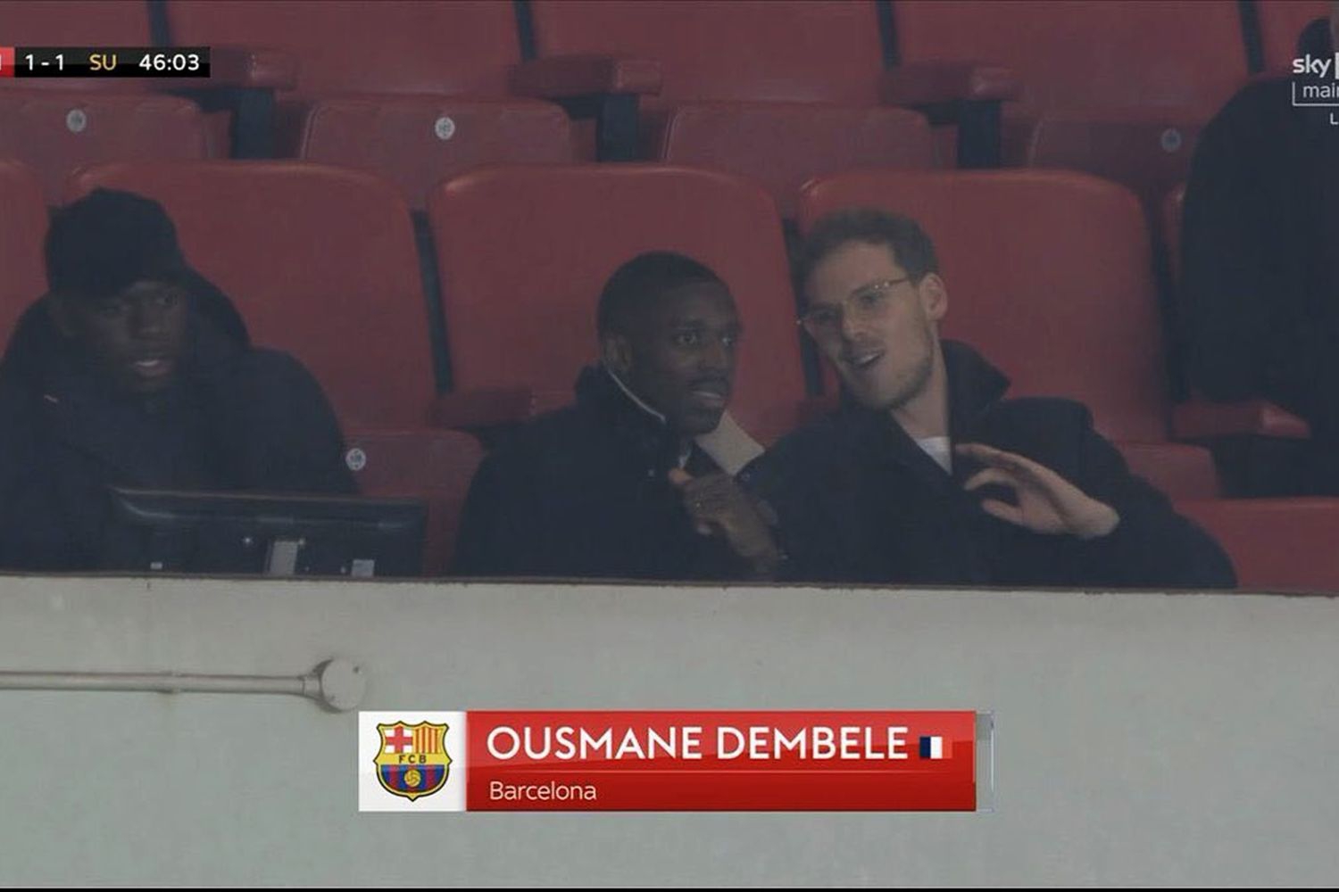 Ousmane Dembélé na meczu... Sunderlandu